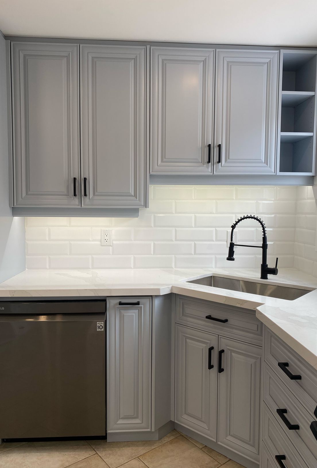 Renovated Kitchen and Sink in Barrie